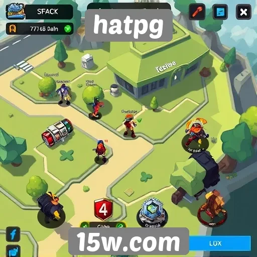 Explorando a interface do usuário no hatpg